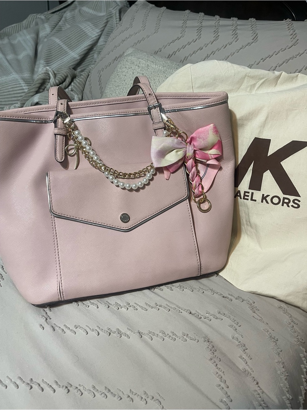 Michael Kors Light Pink Tote